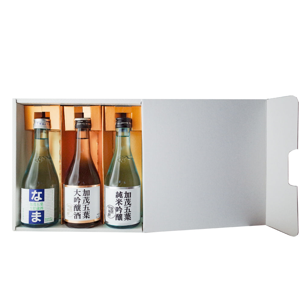 ギフト】加茂五葉 300mlのみくらべ3本セット – 多胡本家酒造場