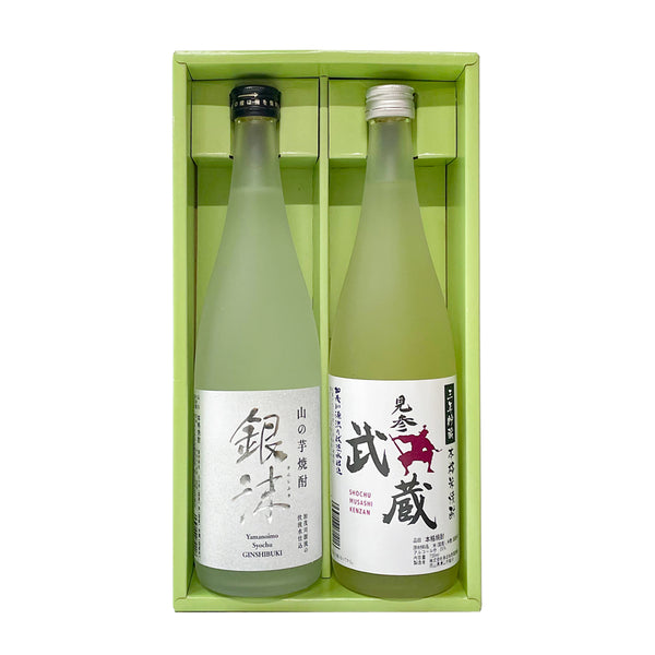 【ギフト】山の芋焼酎＆三年貯蔵米焼酎セット