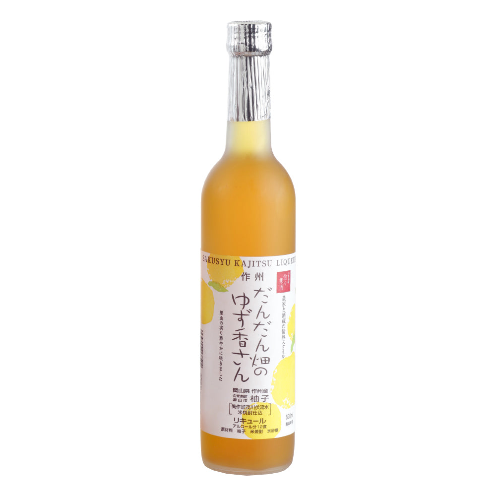 美作おめかし 作州 だんだん畑のゆず香さん 520ml – 多胡本家酒造場